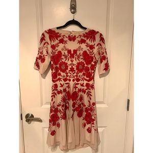 Frock and Frill Embroidered Beaded Dress